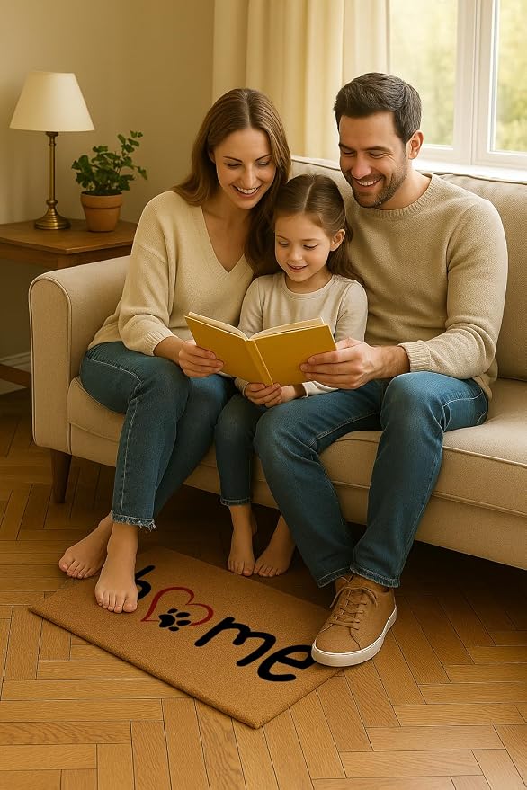 Coir Door Mats 17" X 30", Non-Slip Sturdy, PVC Backed Heavy Duty, Home - Image 5
