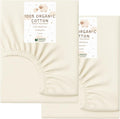 Organic Cotton Crib Mattress Protector by OrganicTextiles