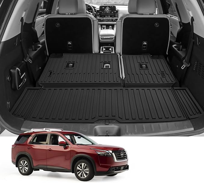 Custom for 2022-2025 Nissan Pathfinder Cargo Mats Trunk Liner - Image 3