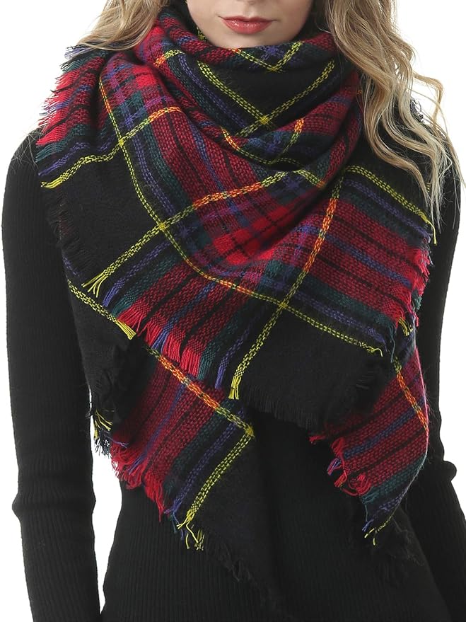 American Trends Women's Cozy Warm Winter Fall Blanket Scarf Stylish Soft Chunky by AmericanTrends
