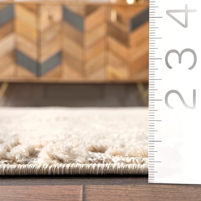 nuLOOM Kerry Beige, Soft and Cozy, High Traffic, Stain Resistant, Easy Clean - Image 2