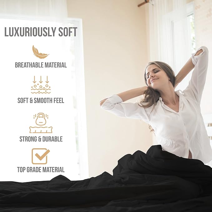 Full Size Bed Sheets Cooling - Image 2