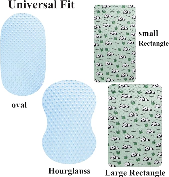 Dot Bassinet Sheet Set 2 Pack Stretch Fitted Cradle Sheets, Ultra Soft - Image 7