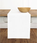 Solino Home Linen White Table Runner 72 Inches Long by SolinoHome