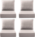 Luxury Outdoor Seat Cushion Set-22 x 24 x 6 Inch Outdoor Chair Cushions by NatureComfyOutdoorFurniture