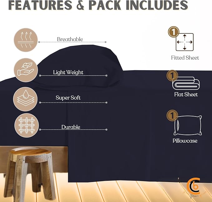 Camping Cot Sheets 30" x 80" - Image 4