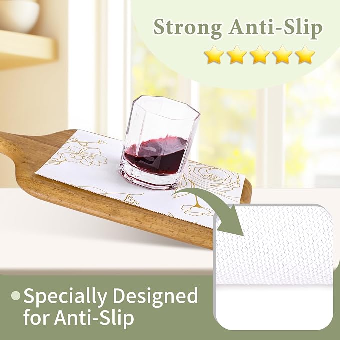 Shelf Liners for Kitchen Cabinets 23.6in x 39.37FT Non Adhesive Drawer Liner - Image 2