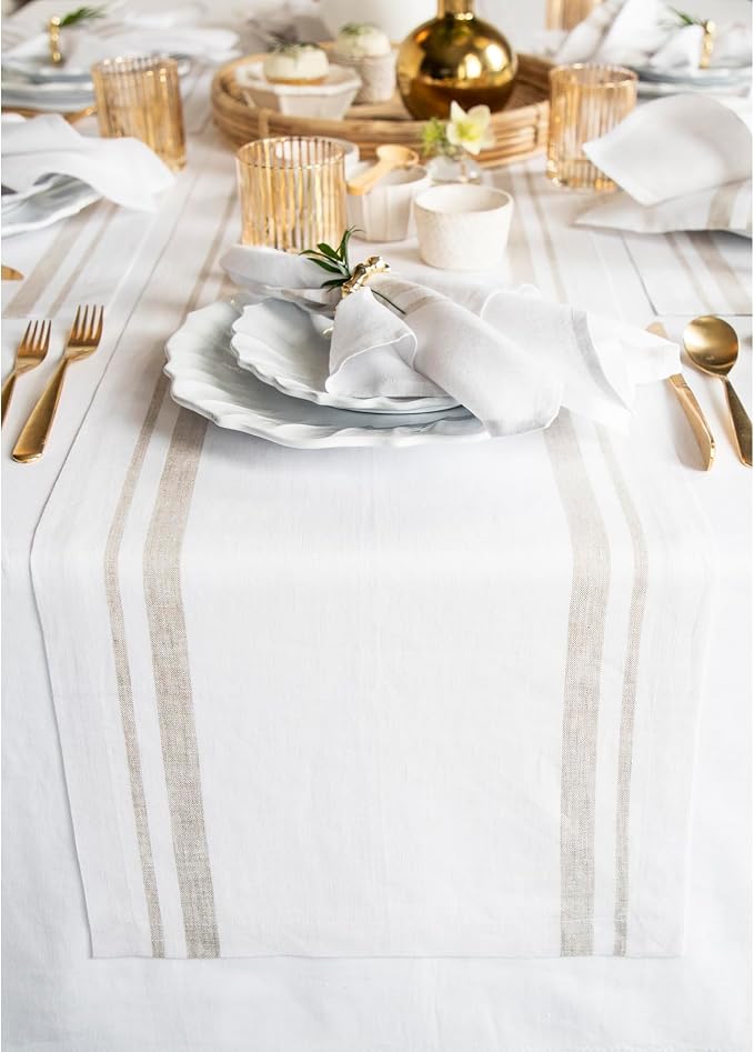 Solino Home Linen Table Runner 90 Inches Long by SolinoHome