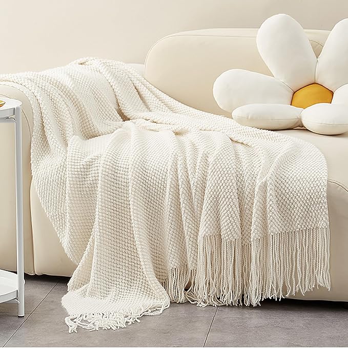 LOMAO Knitted Throw Blanket - Image 3