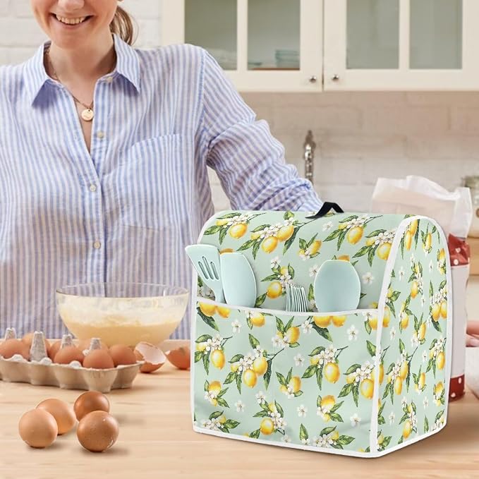 Lemon Mixer Cover for Kitchen Aid 6-8 Quart Stand Mixers, Universal Kitchen - Image 2