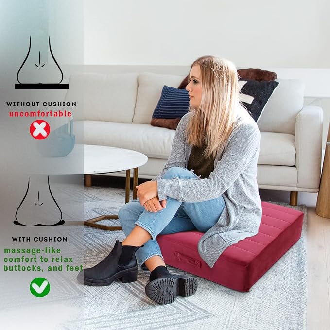MeMoreCool Square Floor Pillow Seating - Image 3