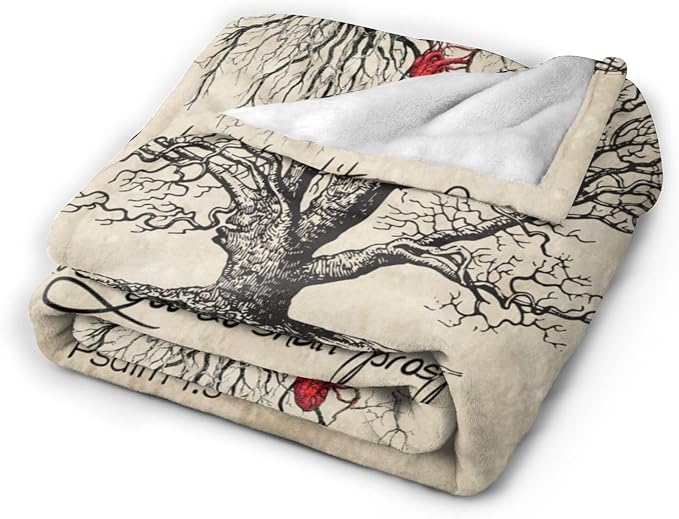 Christian Bible Tree of Life Throw Blanket - Image 4