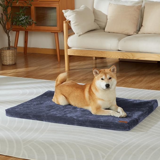 Dog Crate Pad - Dog Bed Large Sized Dogs - Memory Foam Pet Bed - Image 9