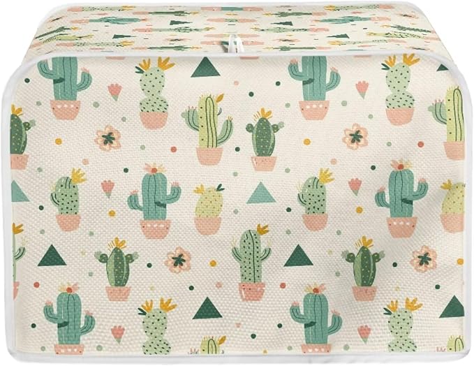 ZFRXIGN Cactus Toaster Cover 4 Slice Wide Slot Toaster Dust Covers Oven Cover by ZFRXIGN