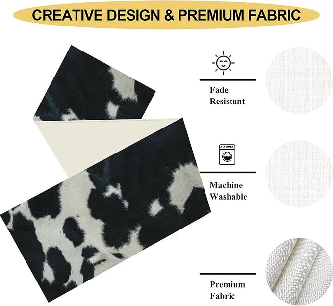 Cow Print Table Runner - Image 5