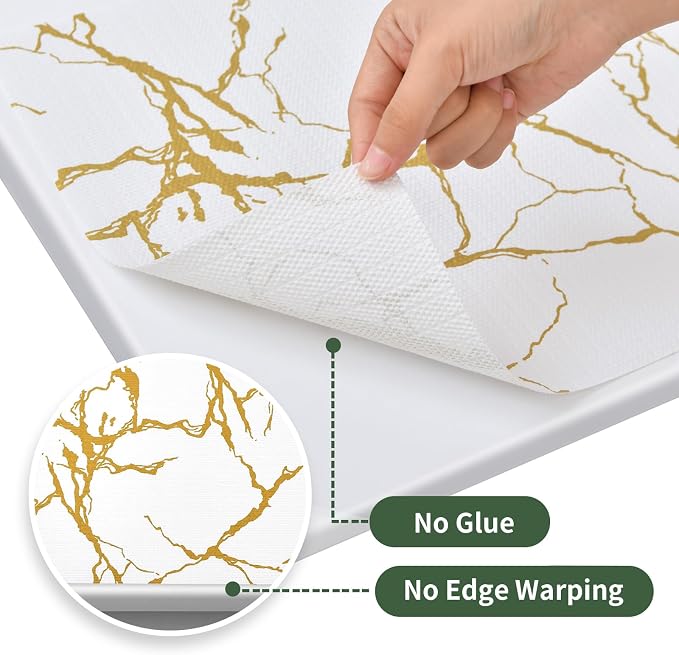 Drawer and Shelf Liner for Kitchen Cabinet Non Slip Waterproof Shelf Paper 17.5 - Image 8