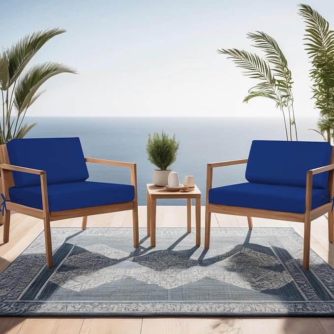 idee-home Outdoor Cushions for Patio Furniture, Outdoor Seat Cushion, - Image 4