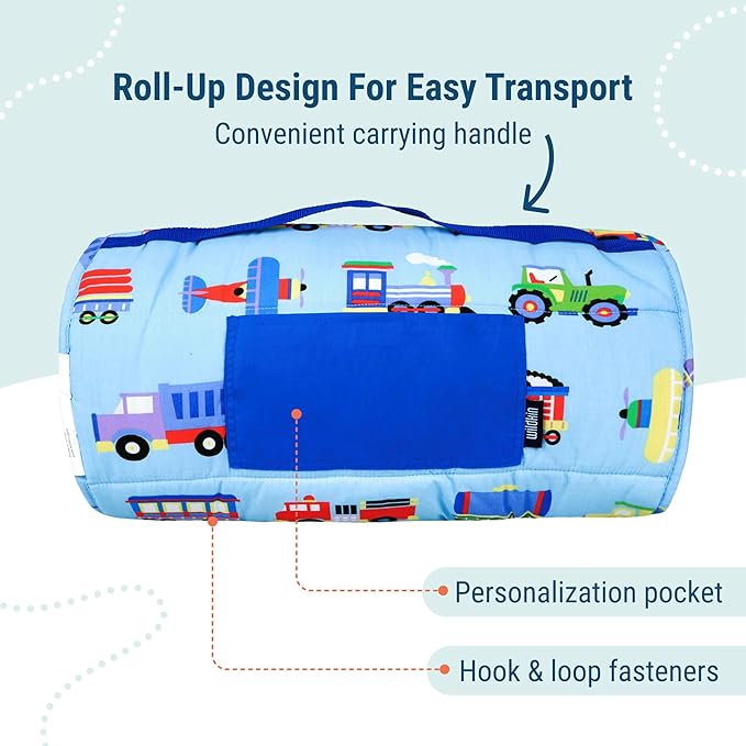 Wildkin Kids Original Nap Mat – Cozy Kids Sleep Mat - Image 4
