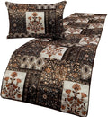 The HomeCentric King/Queen/Twin Brown Decorative Twin 53"x18" Bed Runner by TheHomeCentric