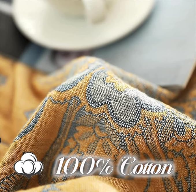 MSGKV Boho Throw Blanket Fall Blanket 100% Cotton Boho Couch Cover, Versatile - Image 4