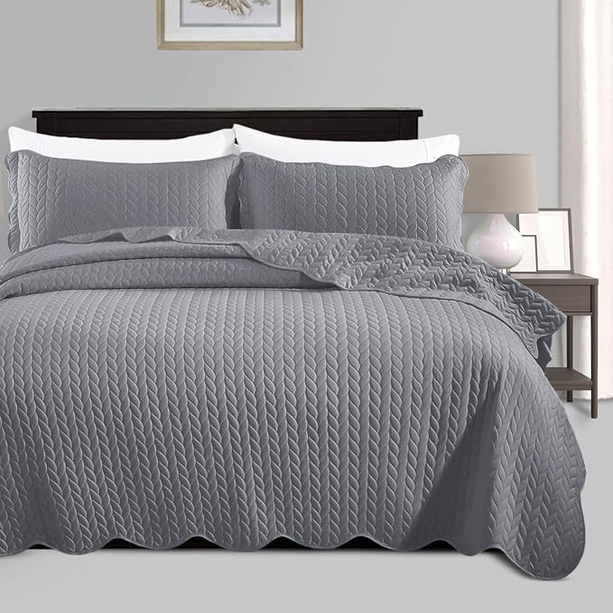 IR Imperial Rooms 8 Pack California King Quilt Bedding Set by IRImperialRooms