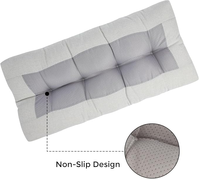 FUNHOME Outdoor Bench Cushion 42 x18 inch - Image 2