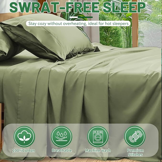 Extra Deep Pocket California King Sheets 18-24 Inch 1000 Thread Count 100% - Image 6