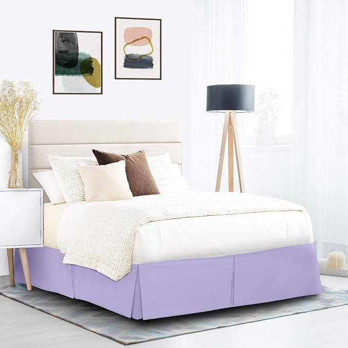 Nestl Lavender Twin XL Bed Skirt - Image 9