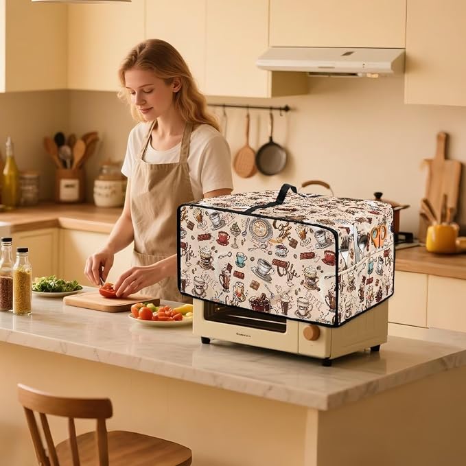 Toaster Oven Dust Cover Small Kitchen Appliance Cover - Image 3