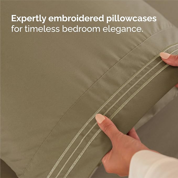 Split King Size 5 Piece Sheet Set - Image 6