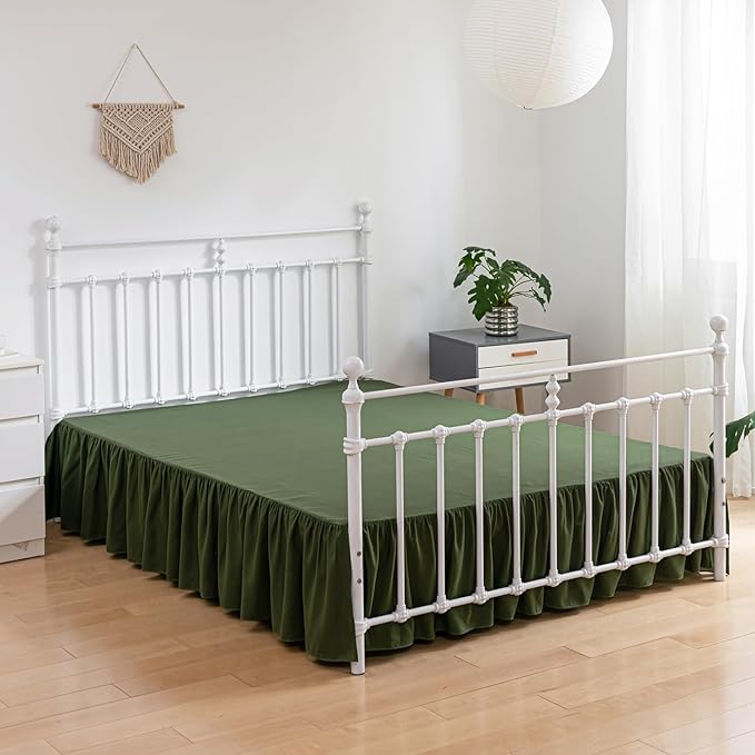 Bed Skirt Full Size Ruffled Bed Skirts - Image 4