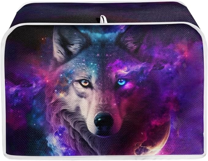 ZFRXIGN Galaxy Wolf Toaster Cover 2 Slice Toaster Bag Toaster Oven Cover Stain by ZFRXIGN