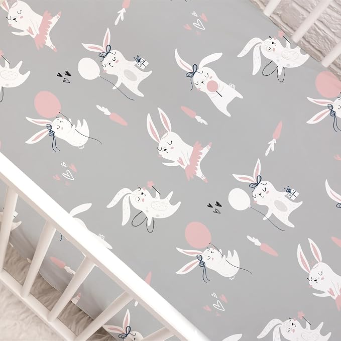 Nap Mat Sheet 47"x24", 3 Pack Dinosaur Baby Crib Sheets Fitted Elastic Corners - Image 8