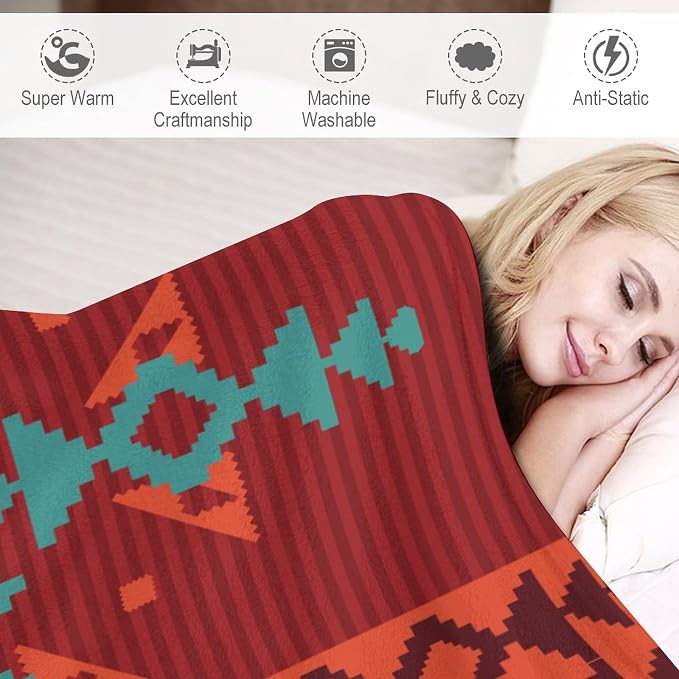 Aztec Throw Blanket - Image 4