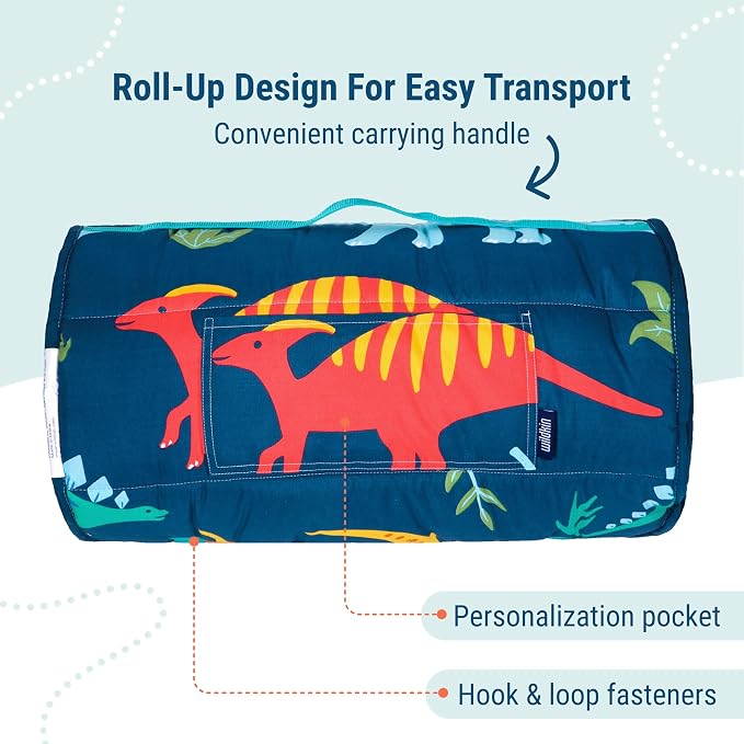 Wildkin Kids Microfiber Nap Mat – Soft Sleep Mat - Image 4