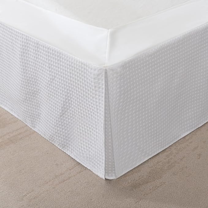 King Bed Skirt, Wrap Around Bed Skirt by xuandian