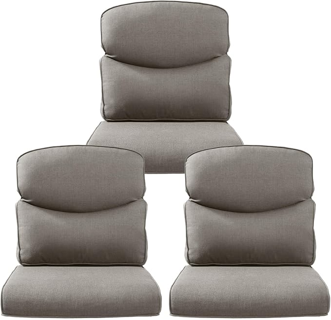 Outdoor Chair Cushions 3 Packs by Pugire