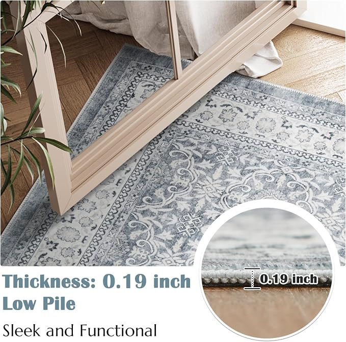 jinchan Hallway Runner Rug 3x7 - Image 2