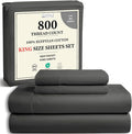 100% Cotton Sheets King Size Sheets Set by CHATEAUHOMECOLLECTION