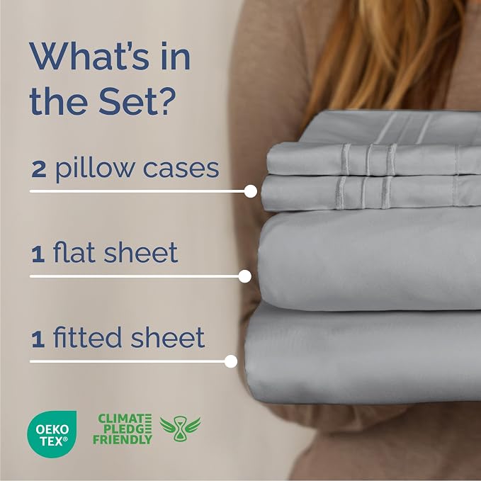 Cal King Size 4 Piece Sheet Set - Image 2