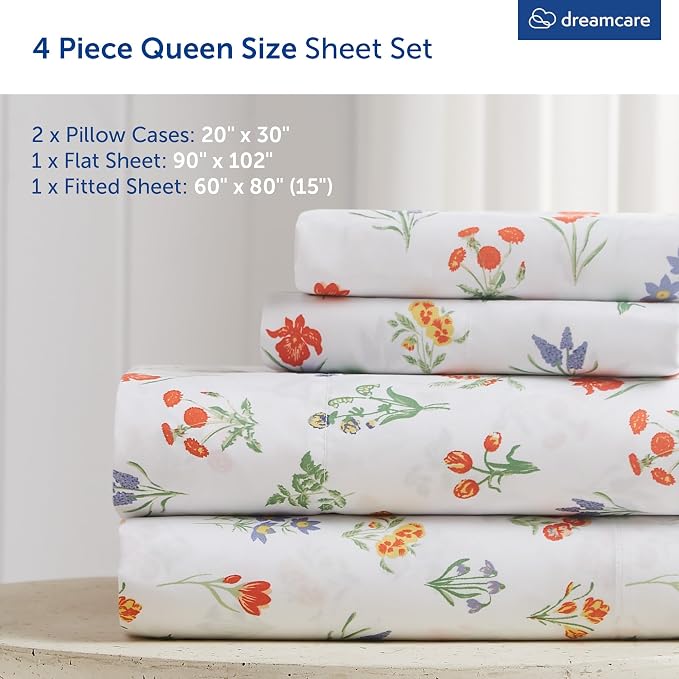 DREAMCARE Queen Size Sheets - Image 4