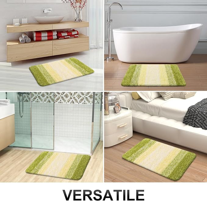 OLANLY Bathroom Rugs Mat 30x20, Extra Soft Absorbent Microfiber Bath Rugs - Image 7