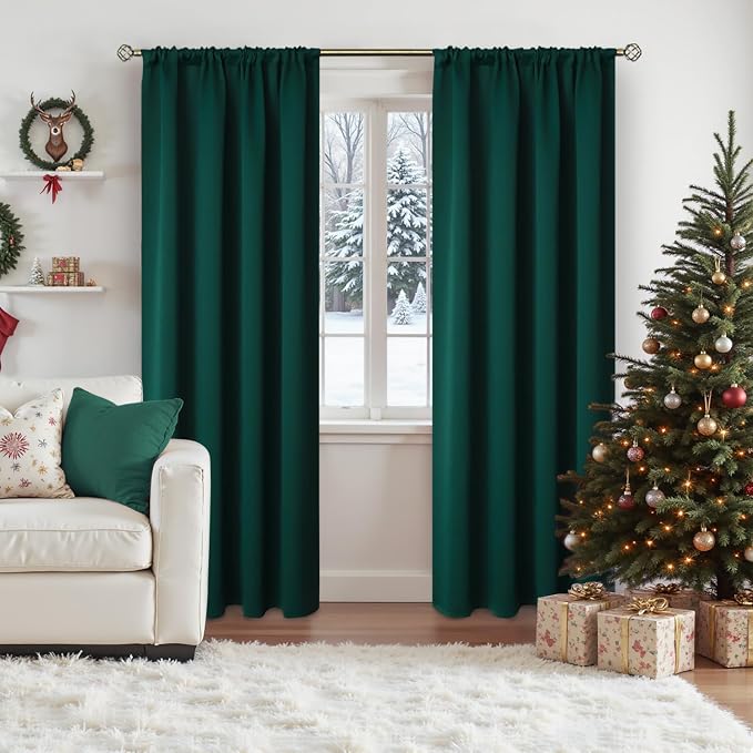 BGment Blackout Curtains 90 Inch Length 2 Panels - Image 2