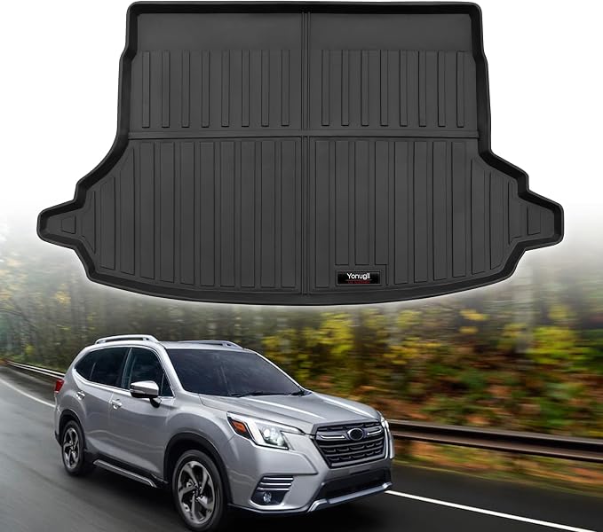 Custom for 2019-2024 Subaru Forester Cargo Mats Trunk Liner All Weather TPE by Yonugli