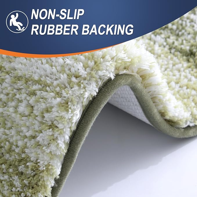OLANLY Bathroom Rugs Mat 24x16, Extra Soft Absorbent Microfiber Bath Rugs - Image 5