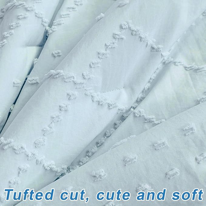 Wowelife Baby Crib Bedding Set for Girls, 3 Piece Boho Crib Comforter Set Ruffle - Image 5