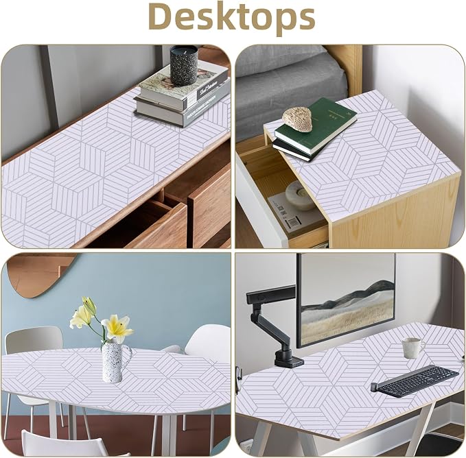 Shelf Liners for Kitchen Cabinets 12in x 10FT, Non Adhesive Cabinet Liner - Image 8