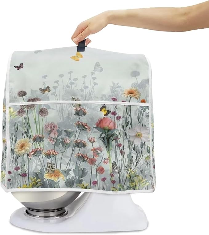 Floral Mixer Covers for Kitchen Aid 6-8 Quart Mixer Dust Cover - Image 2