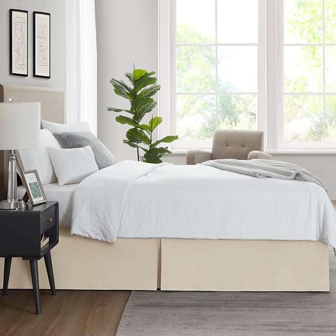 Nestl Cream Bed Skirt King Size - Image 7