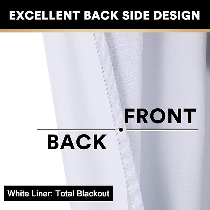 PrinceDeco Linen Texture Curtains - Image 4